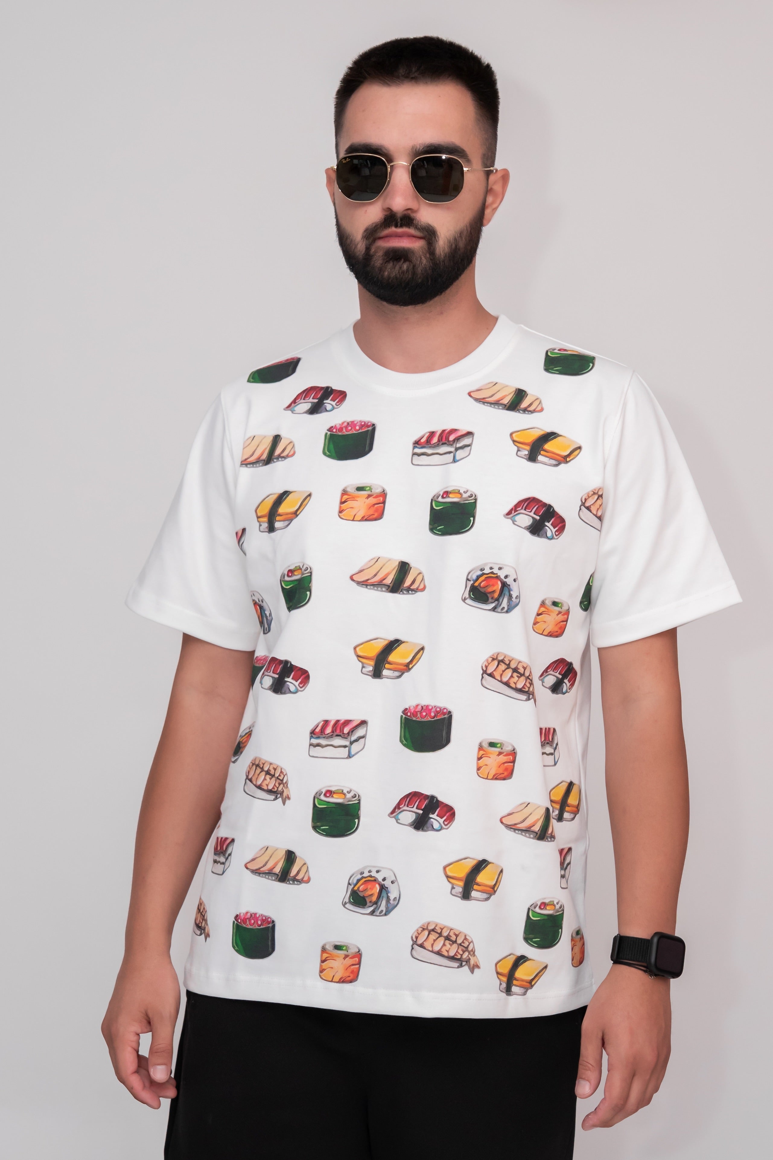 Мъжка овърсайз тениска –  Sushi Roll Vibes